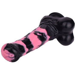 Bad Horse Gode Horse Hurulf M 24.5 x 6.5cm Noir-Rose